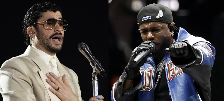 Kendrick Lamar y Bad Bunny compitiendo por un lugar en la historia de los Grammy