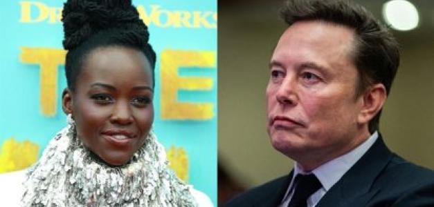 Elon Musk critica elección de Lupita Nyong’o como Helena de Troya