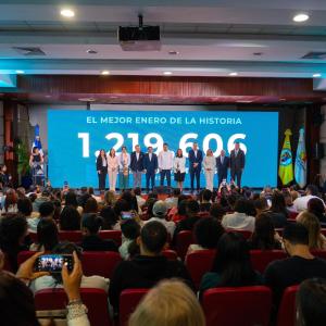 República Dominicana registra más de 1.2 millones de turistas en enero 2026.