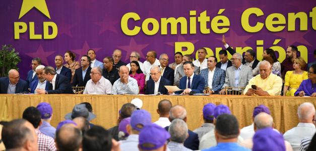 Presentación de la lista de ocho posibles candidatos presidenciales por parte del PLD