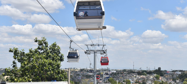 Funcionamiento normal de la Línea 1 del Teleférico de Santo Domingo