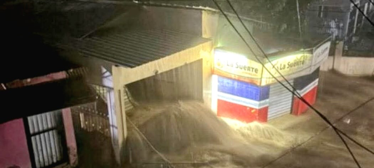 Inundaciones en Puerto Plata y Espaillat debido a fuertes precipitaciones