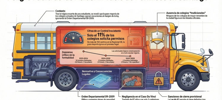Solicitud de 24 permisos para excursiones escolares