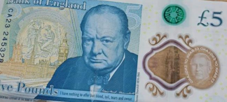 Winston Churchill será retirado de los billetes del Reino Unido