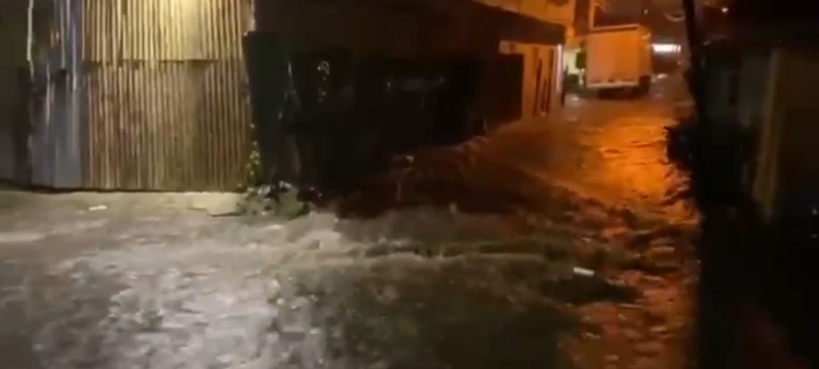 Inundaciones en Dajabón debido a intensas lluvias