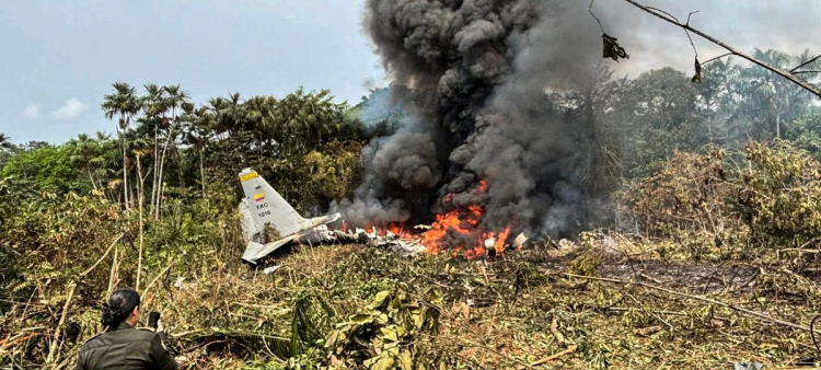 Tragedia en Colombia: 68 fallecidos en accidente de avión militar