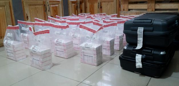 Incautan 150 alijos de cocaína provenientes de Medellín en el aeropuerto de Punta Cana