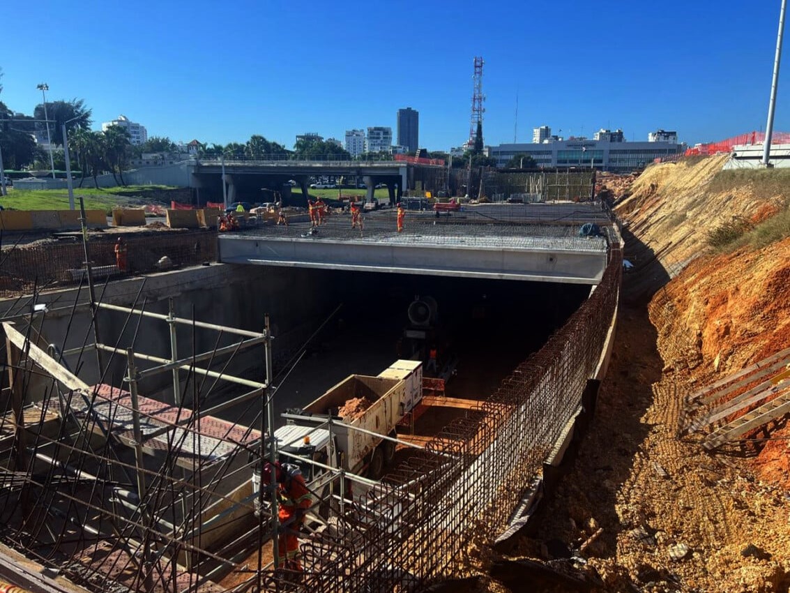 Avances en el túnel de la Luperón podrían culminar en junio