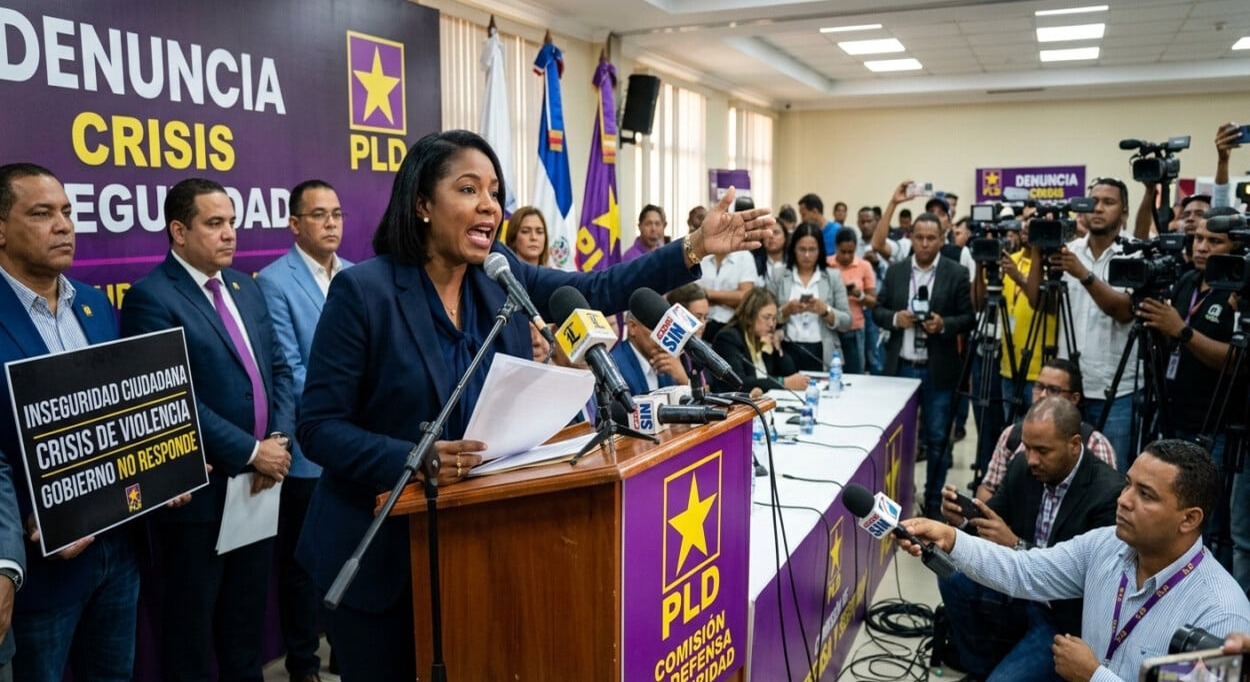 PLD critica al Gobierno por inseguridad y falta de transparencia en datos de criminalidad