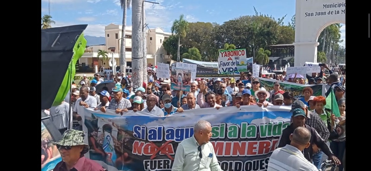 San Juan protesta: “Agua sí, oro no”; Ministro de Energía aboga por diálogo abierto