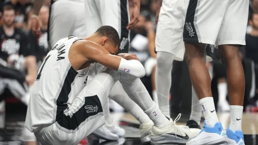 Portland se impone a San Antonio tras lesión de Wembanyama