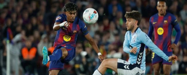 Lamine Yamal brilla y se lesiona en victoria clave del Barça sobre Celta