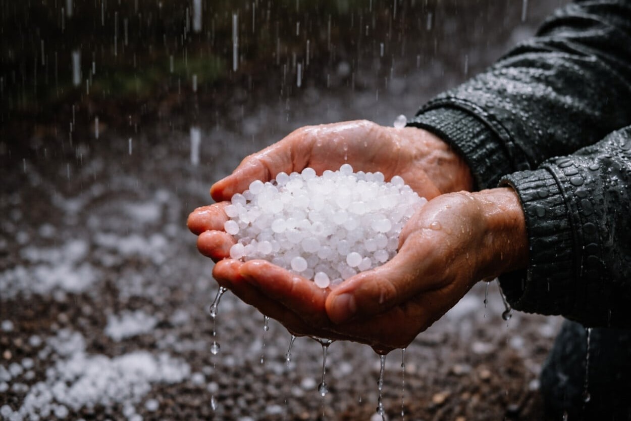 Las causas detrás de las inusuales granizadas en Bayahíbe el lunes