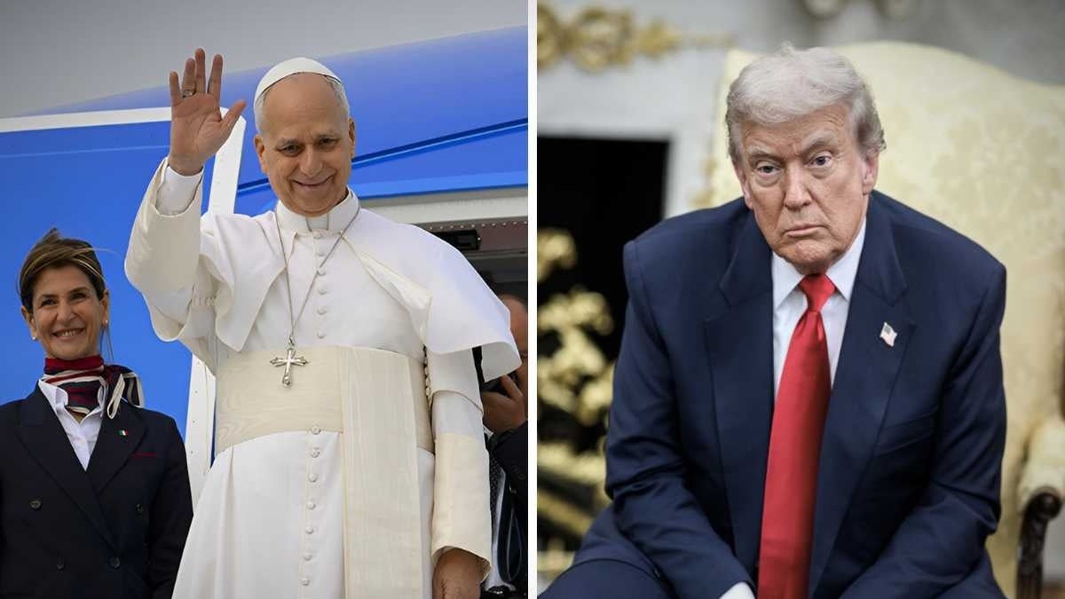 Trump rechaza disculparse con el papa León XIV tras críticas mutuas