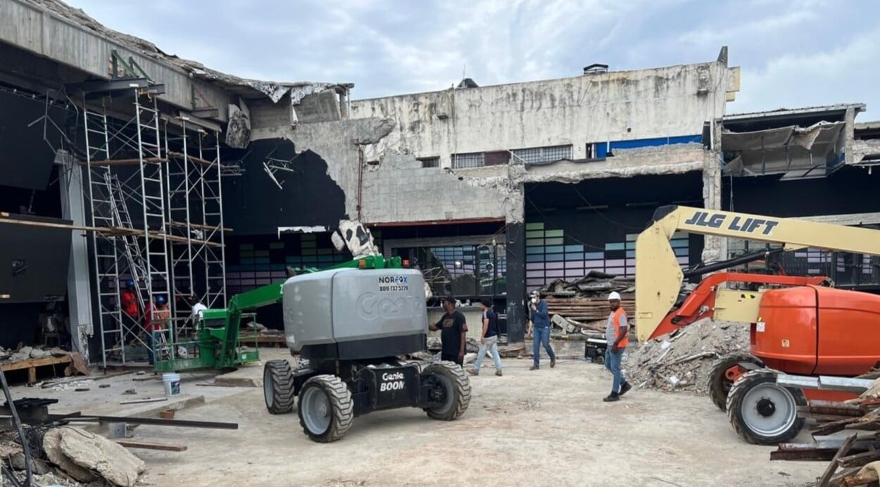Avanza Peritaje en Ruinas de la Discoteca Jet Set