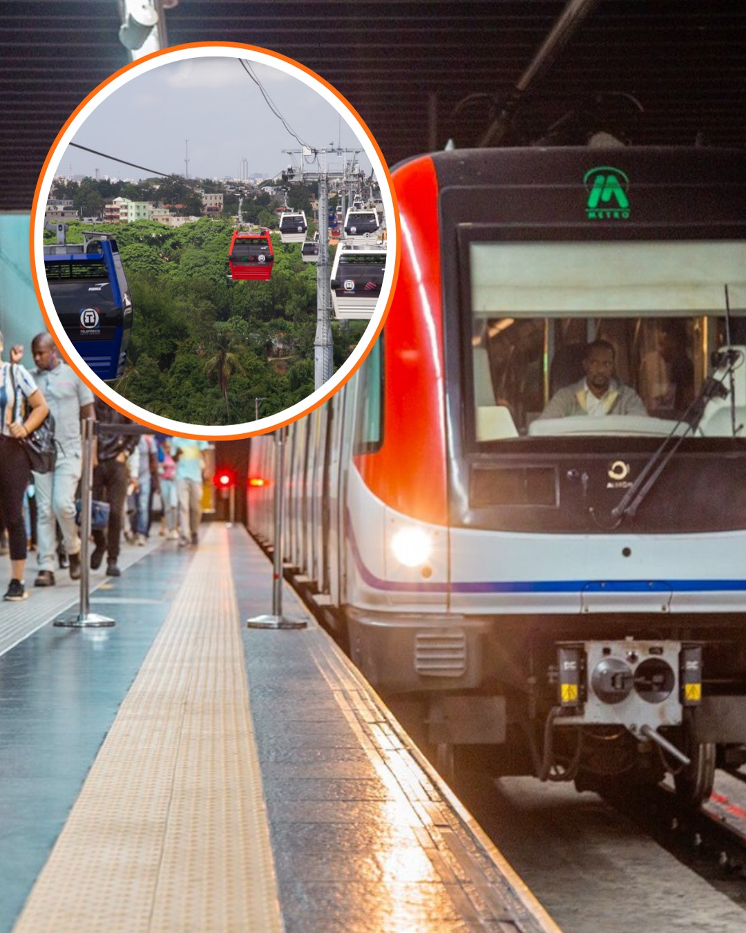 Interrupciones en el Metro y Teleférico de Santo Domingo generan malestar ciudadano