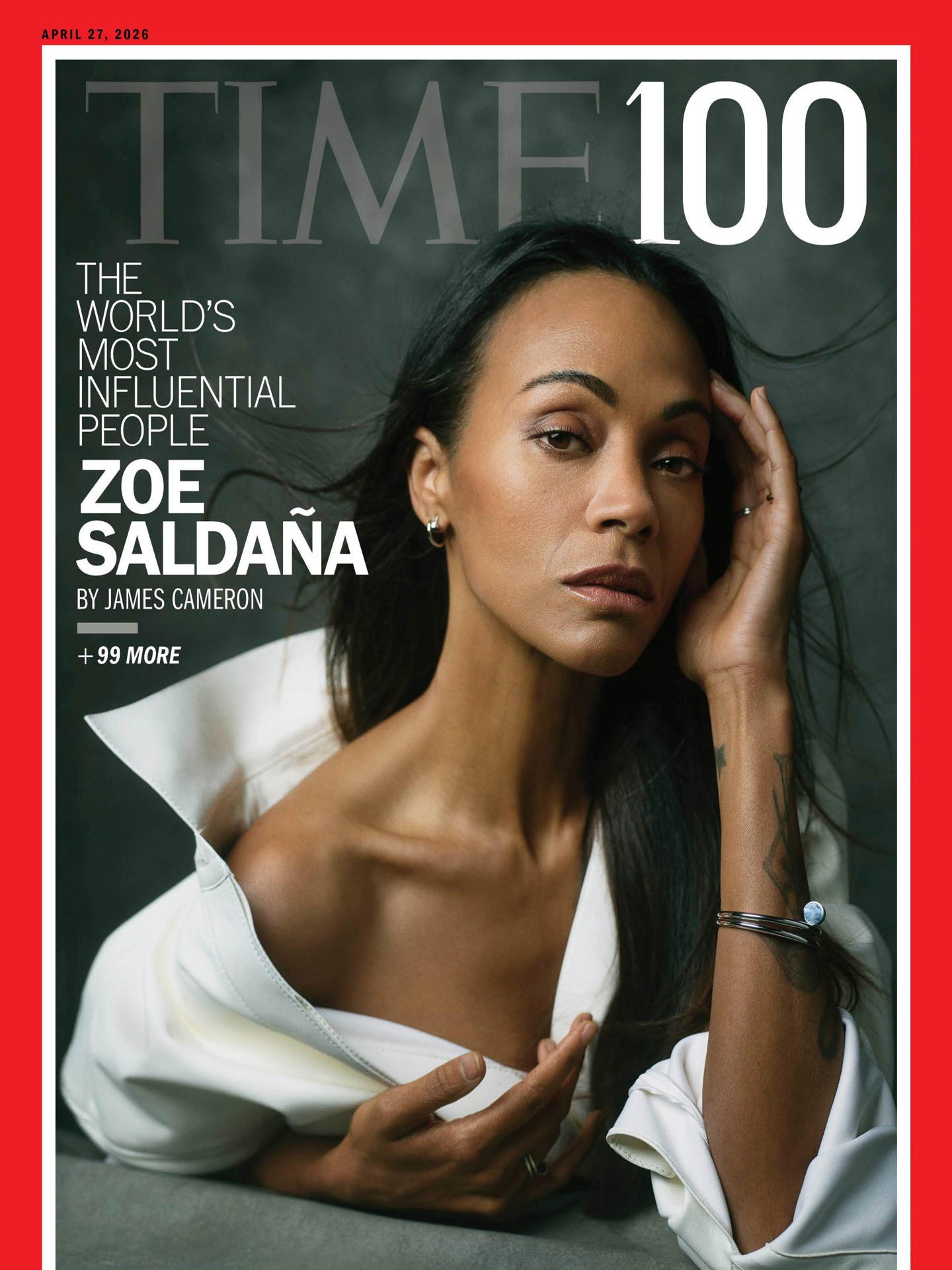 Zoe Saldaña y destacados latinos figuran entre los más influyentes según Time