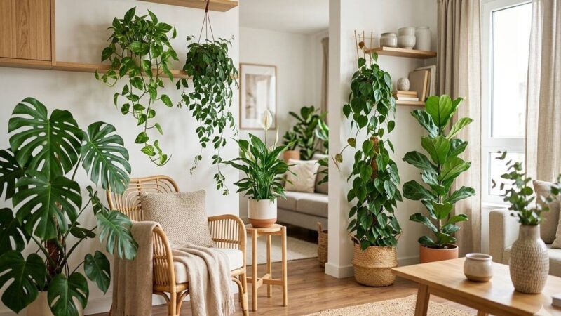 Cómo las plantas pueden ser tus aliadas para un hogar más fresco
