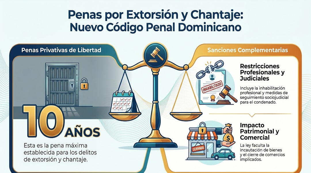 Nuevo Código Penal endurece sanciones para la extorsión, especialmente contra funcionarios