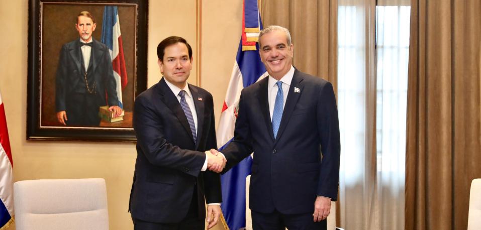 Marco Rubio felicita a la República Dominicana e insta a continuar la colaboración con EE. UU.