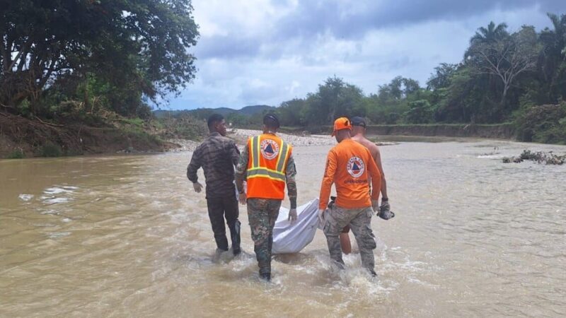 Encuentran cuerpos de menor y adulto tras ser arrastrados por ríos en Puerto Plata y Pedro Brand