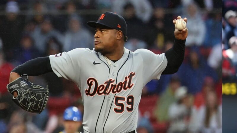 Framber Valdez brilla en triunfo de los Tigres sobre los Medias Rojas
