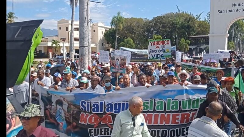 San Juan protesta: “Agua sí, oro no”; Ministro de Energía aboga por diálogo abierto