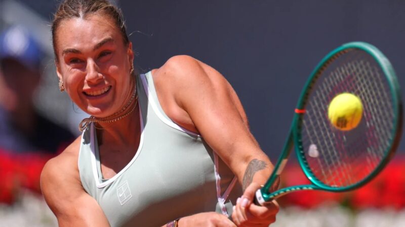 Preocupación por virus estomacal en el Abierto de Madrid mientras Sabalenka avanza firme