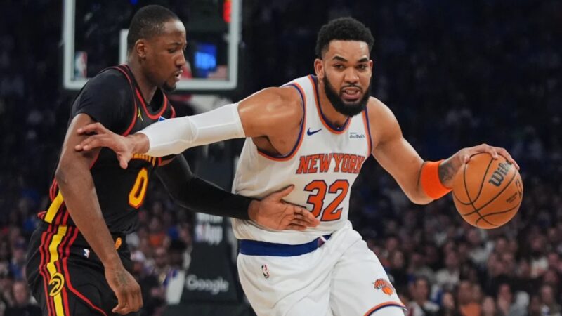 Triunfo de los Knicks sobre los Hawks en el inicio de los playoffs con destacadas actuaciones de Brunson y Towns
