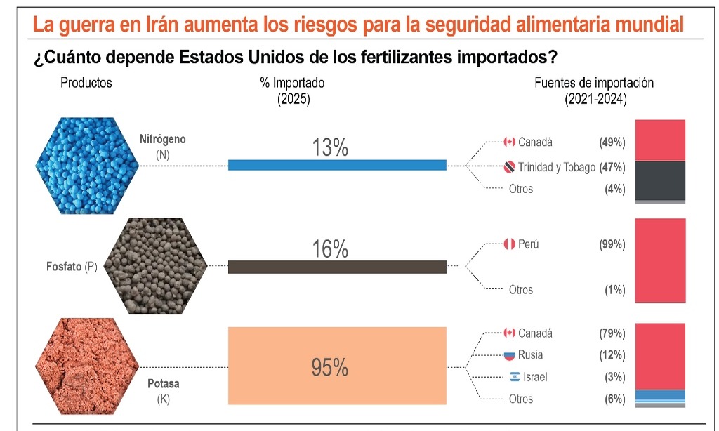Conflicto en Oriente Medio amenaza con crisis alimentaria global