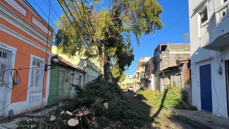 Tormentoso ventarrón sacude el corazón del Distrito Nacional