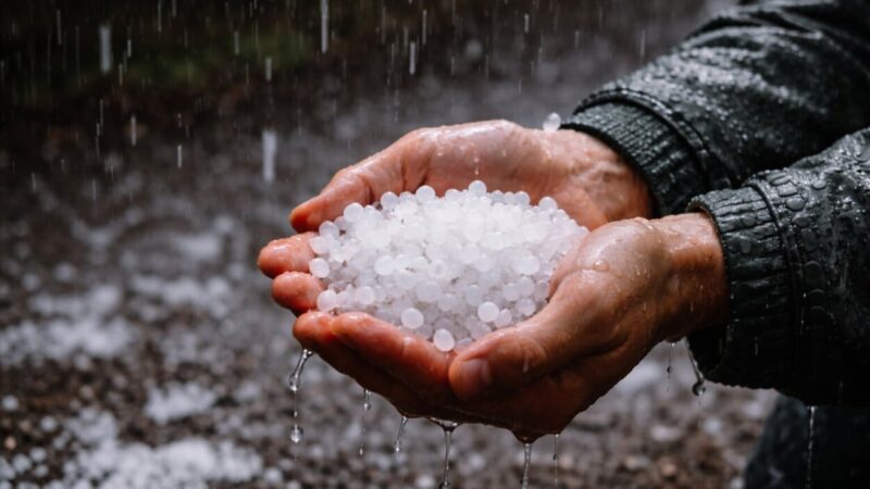 Las causas detrás de las inusuales granizadas en Bayahíbe el lunes