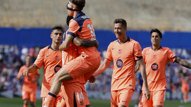 Barcelona se aproxima al campeonato de La Liga tras vencer al Getafe sin Yamal