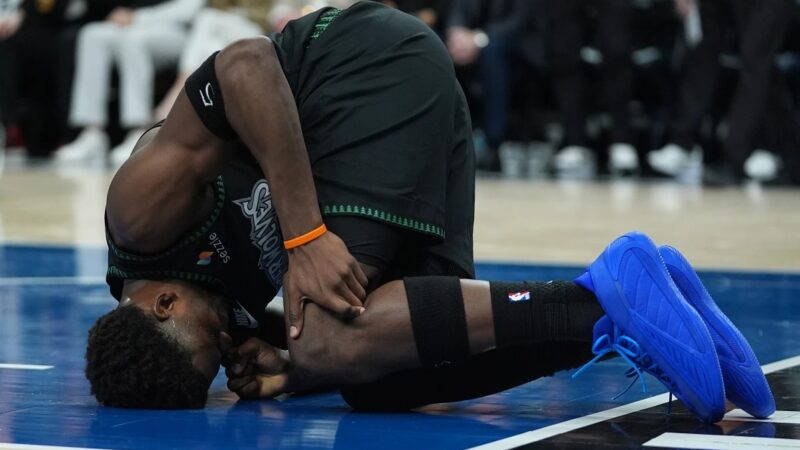 Lesiones dejan a Timberwolves sin Anthony Edwards y Donte DiVincenzo en los playoffs