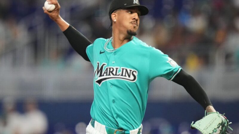 Eury Pérez impulsa a los Marlins a la victoria y rompe racha negativa