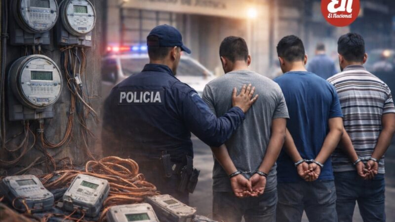 Imponen medidas de coerción a presuntos ladrones de medidores eléctricos en Santiago