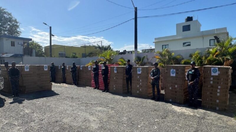 Desmantelan red de contrabando de televisores en Santo Domingo Este