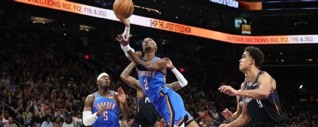 Thunder arrasan con los Suns y avanzan por tercer año consecutivo en los playoffs
