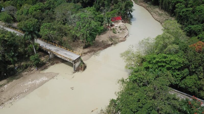 Gobierno dominicano inicia reconstrucción urgente de puente en Puerto Plata