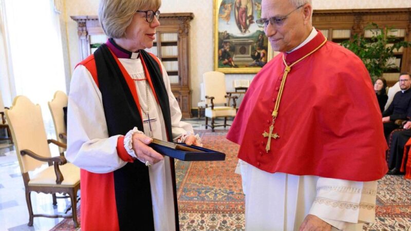Papa León XIV y arzobispa de Canterbury abogan por la unidad de los cristianos en busca de paz mundial