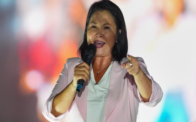Keiko Fujimori lidera elecciones en Perú; López Aliaga se perfila como su rival en segunda vuelta