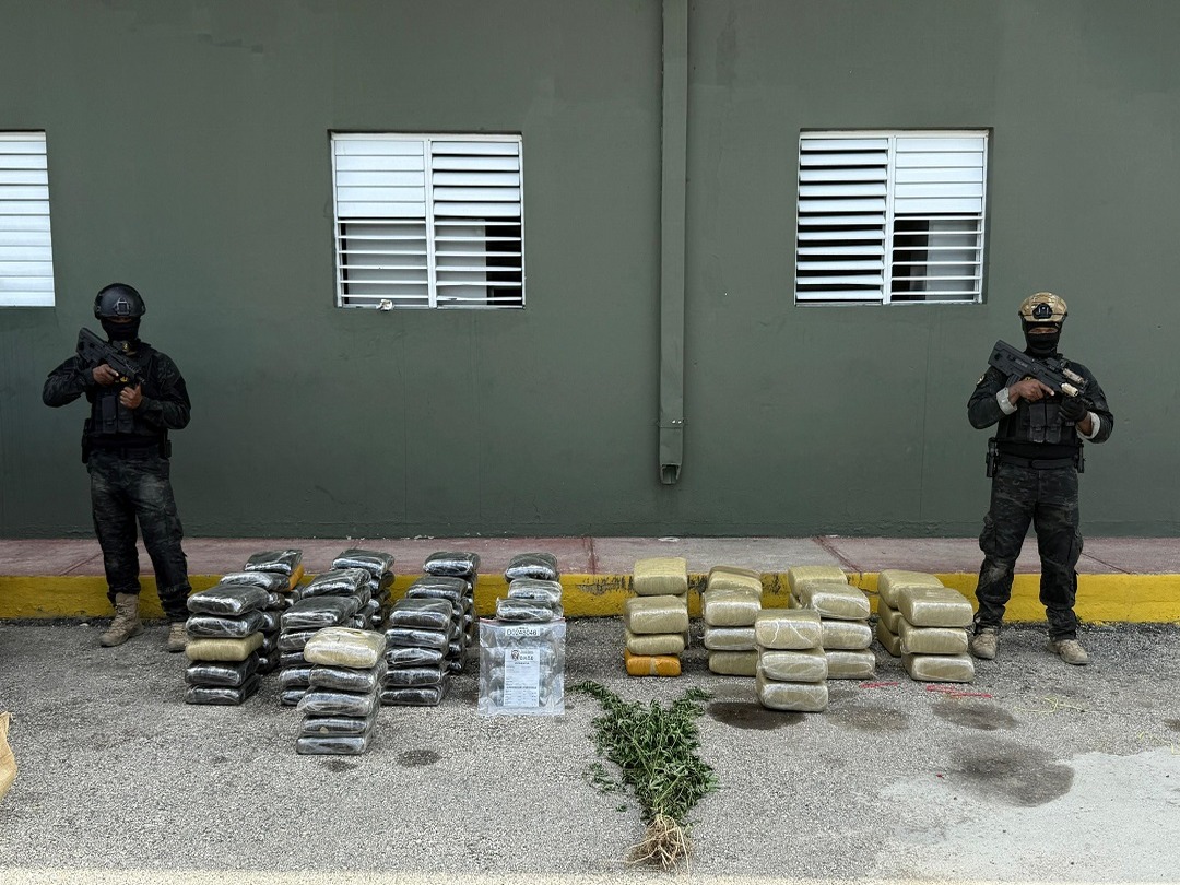 Desmantelan red de narcotráfico en Elías Piña con 600 libras de marihuana incautadas