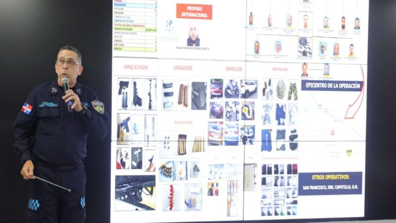 Desarticulan red criminal de tráfico de armas en República Dominicana