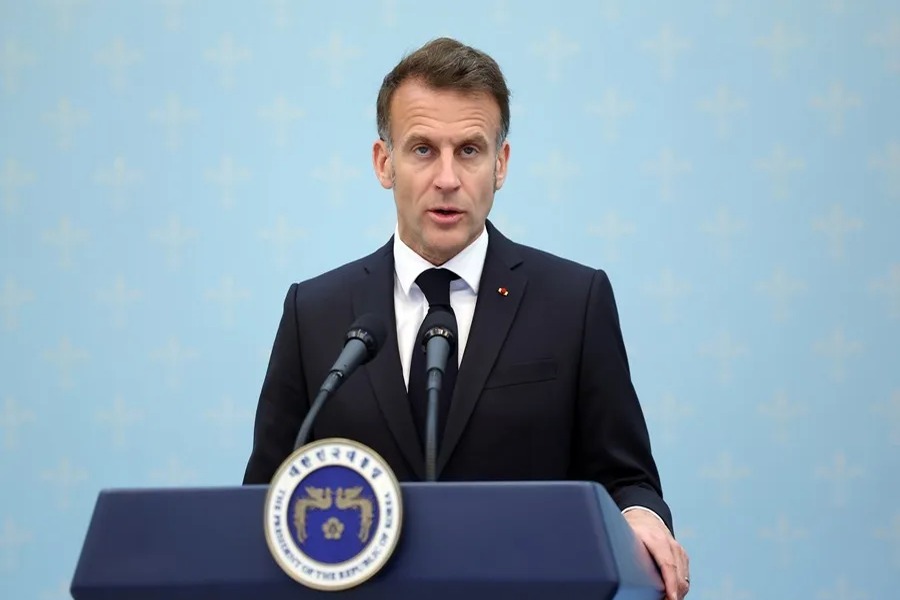 Macron expresa su indignación ante la violencia en festejos del PSG