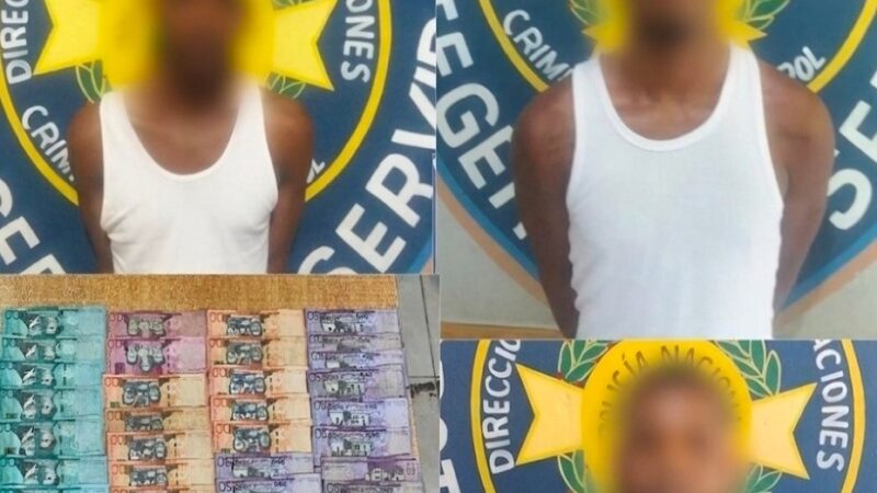 Detenidos tres hombres por asalto a colmado en Barahona con pistola de juguete