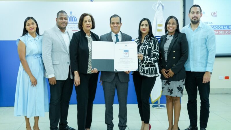 DIDA recibe reconocimiento de excelencia por parte del MAP