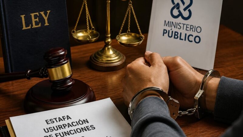 Medidas de coerción para hombre que se hacía pasar por fiscal en estafa y extorsión
