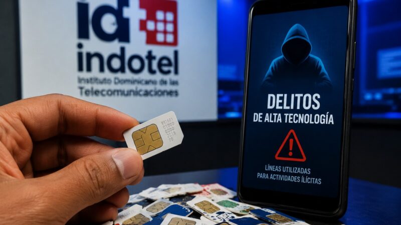 Indotel alerta sobre venta masiva de tarjetas SIM y su uso en delitos tecnológicos