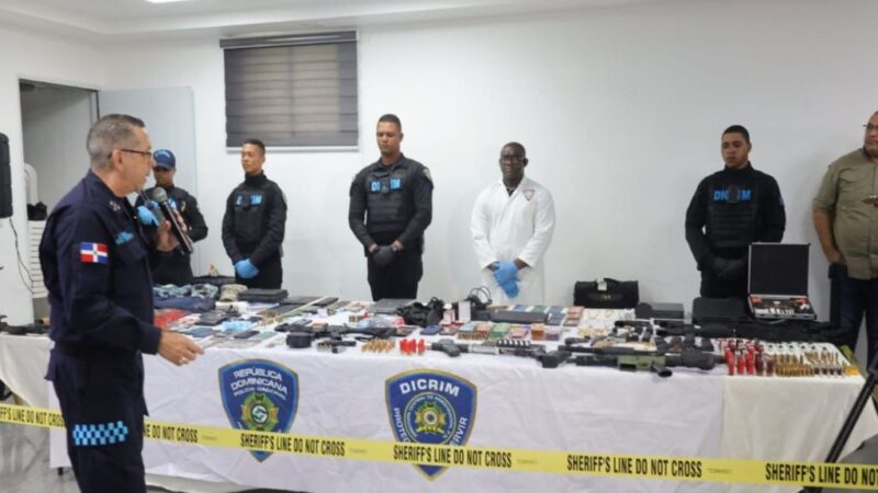 Desmantelada red de tráfico ilegal de armas en República Dominicana
