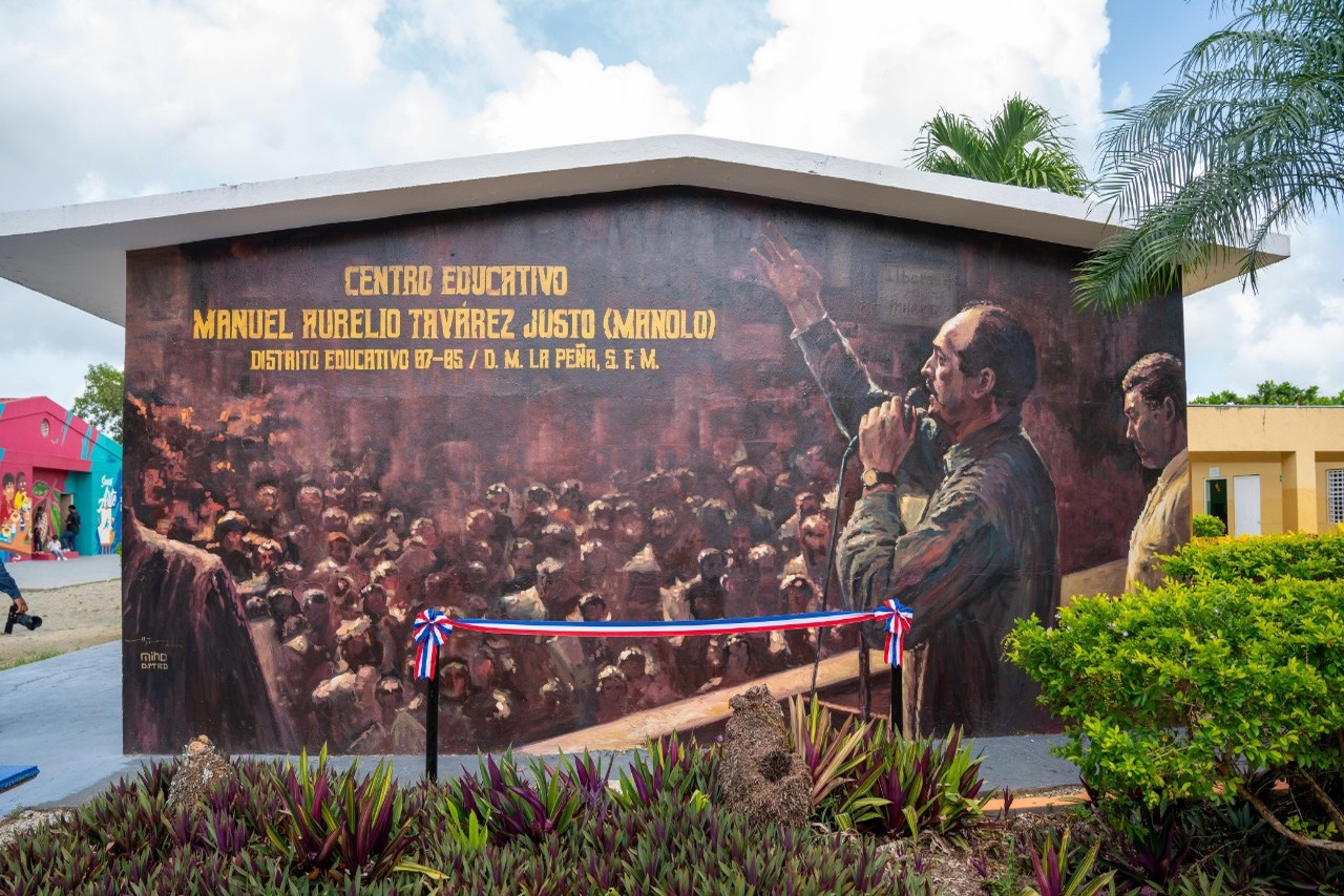 Inauguran Mural en Honor a los Héroes del Movimiento 14 de Junio en La Peña